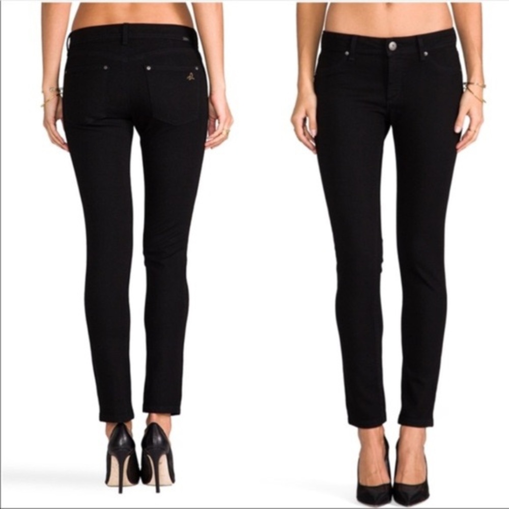 DL1961 Emma Legging Jeans - Black - Riker Fit - 25